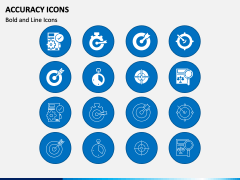 Accuracy Icons PPT Slide 1