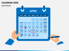 Calendar 2020 - Type 1 PPT Slide 4