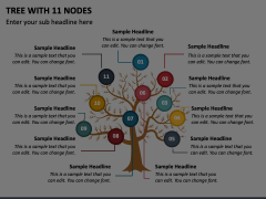 Tree With 11 Nodes Animated Presentation - SketchBubble