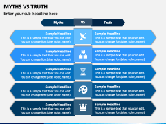 Myths Vs Truth PowerPoint and Google Slides Template - PPT Slides