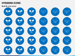 Vitamins Icons PPT Slide 2