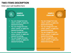 Two Items Description Slide 2