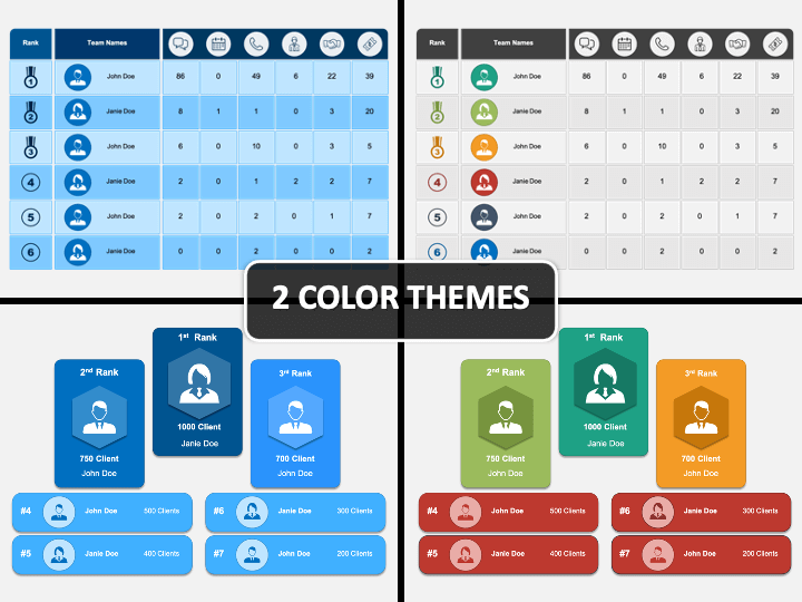 Free Ranking and Leaderboard Templates