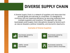 Diverse Supply Chain PPT Slide 2
