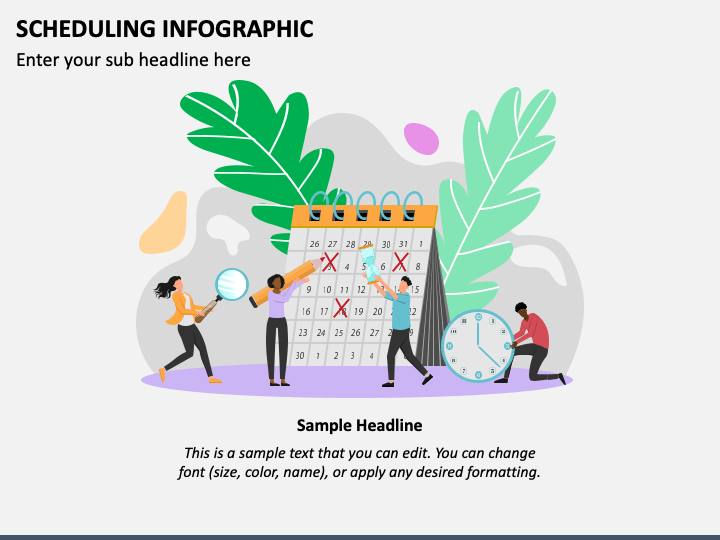 Scheduling Infographic PPT Slide 1