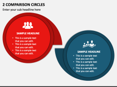 2 Comparison Circles PPT Slide 1