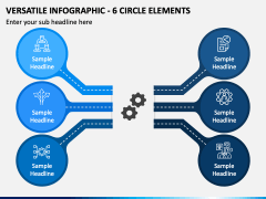 Versatile Infographic - 6 Circle Elements PPT Slide 2