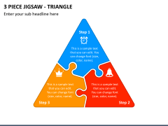 3 Piece Jigsaw - Triangle Slide 1