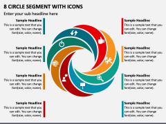 8 Circle Segment with Icons PPT Slide 1