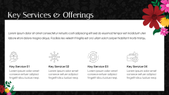 Creative Floral Theme PPT Slide 5