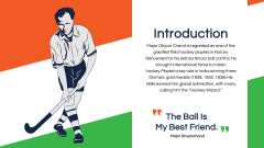 Major Dhyan Chand PPT Slide 3