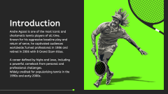 Andre Agassi PPT Slide 3