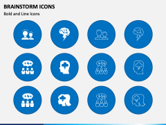 Brainstorm Icons PPT Slide 1