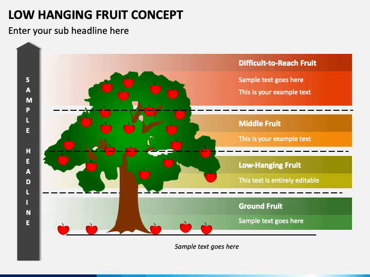Low Hanging Fruit Concept Slide 1