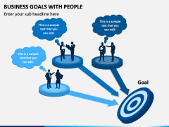 Business Goals With People For Powerpoint And Google Slides - Ppt Slides