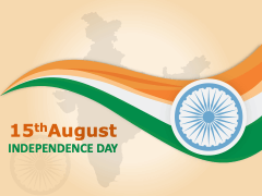 Indian Independence Day Free PPT Slide 1