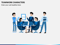 Teamwork Characters PPT Slide 3