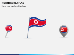 North Korea Flag PPT Slide 1