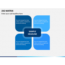 Two By Two Matrix PowerPoint Template - PPT Slides