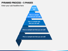 Pyramid Process - 5 Phases PPT Slide 1