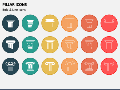 Pillar Icons PPT Slide 1
