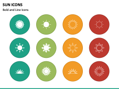 Sun Icons PowerPoint Template - PPT Slides