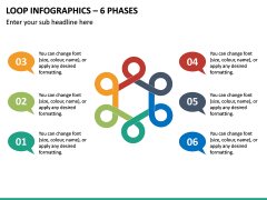 Loop Infographics – 6 Phases PPT Slide 2
