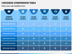 Checkbox Comparison Table PowerPoint Template - PPT Slides