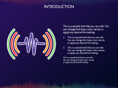 Free - Sound Waves Presentation Theme For PowerPoint And Google Slides