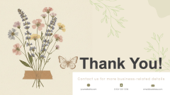 Awesome Thank You Slide PPT Slide 1