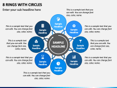 8 Rings with Circles PowerPoint Template and Google Slides Theme