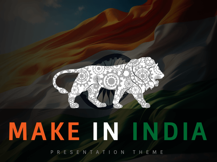 Make in India PPT Slide 1