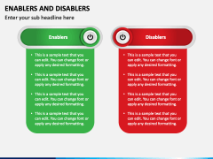 Enablers and Disablers PPT Slide 1