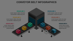 Conveyor Belt Infographics Animated Presentation - SketchBubble