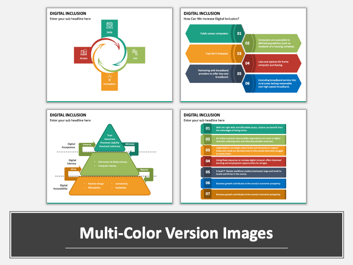 Digital Inclusion PowerPoint and Google Slides Template PPT Slides