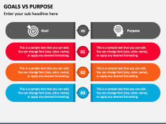 Goals Vs Purpose PowerPoint Template and Google Slides Theme