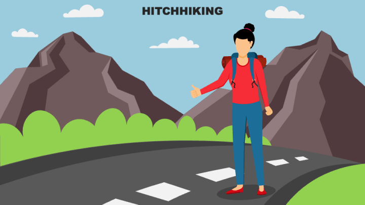 Hitchhiking PPT Slide 1