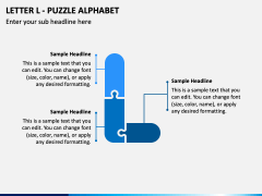 Letter L - Puzzle Alphabet PPT Slide 1