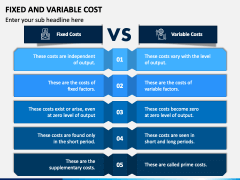 Fixed and Variable Cost PowerPoint and Google Slides Template - PPT Slides