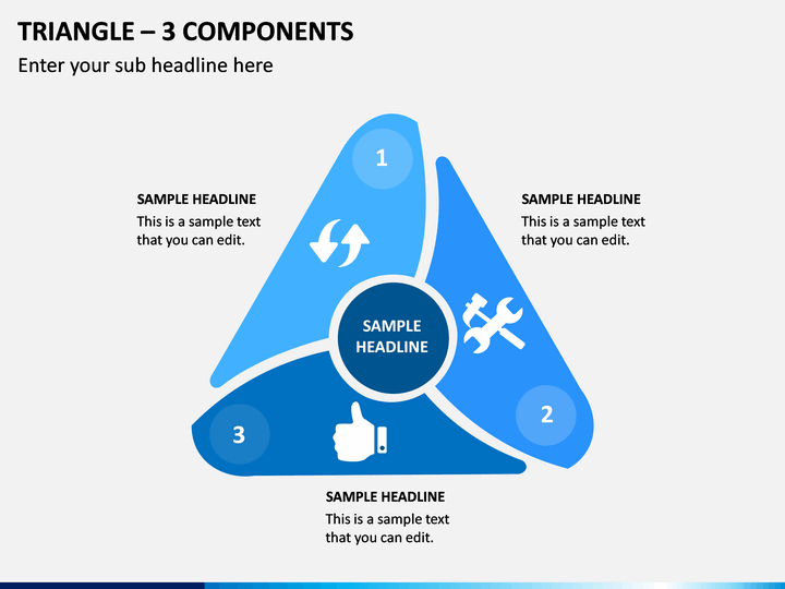 Triangle - 3 Components PPT Slide 1