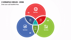 3 Versatile Circles - Venn PPT Slide 1