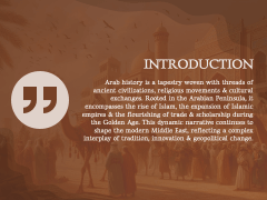 Arab History PPT Slide 3