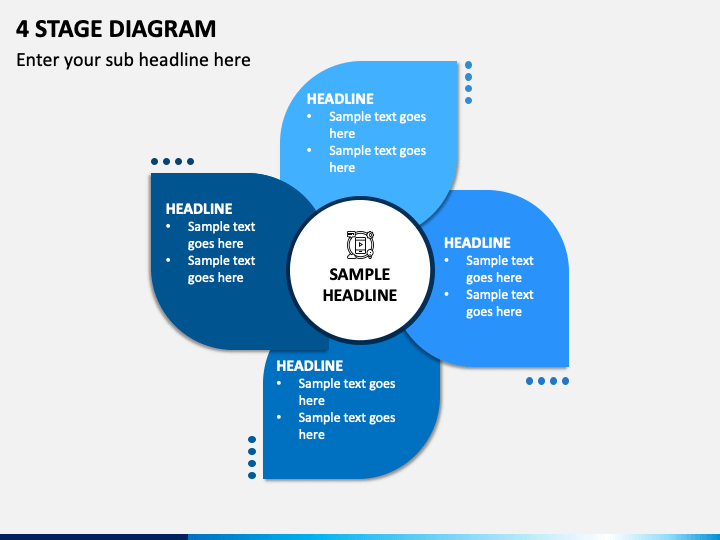 4 Stage Diagram - Free PPT Slide 1