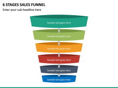 6 Stages Sales Funnel PPT Slide 2
