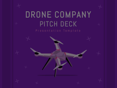 Drone Company Pitch Deck Animated Presentation - SketchBubble