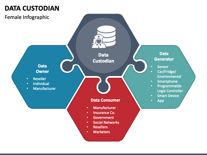 Data Custodian PowerPoint Template PPT Slides