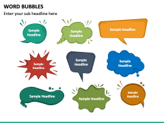 Word Bubbles PPT Slide 2