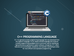 C++ Programming Language PowerPoint Template and Google Slides Theme