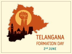 Telangana Day PPT Slide 1