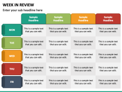 Week in Review PowerPoint and Google Slides Template - PPT Slides